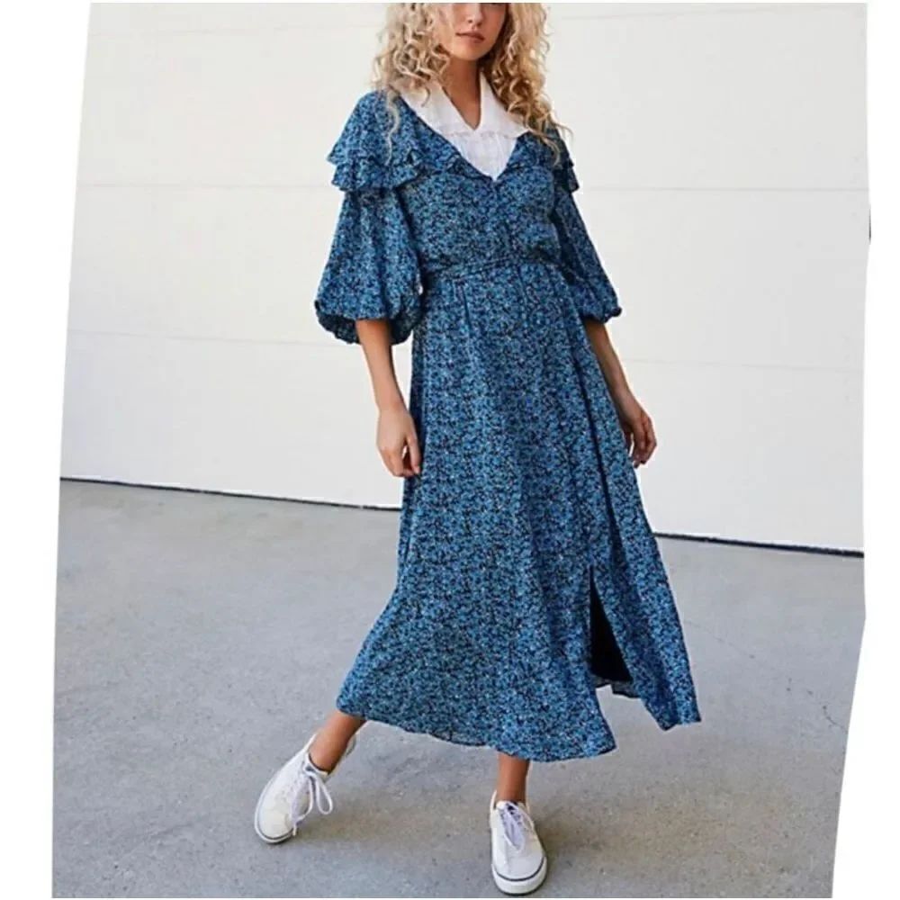 Free People - Float On A Sunbeam Midi Dress